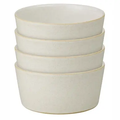 Bols à Riz Denby Impression Cream 400 ml (Lot de 4) Top Vente
